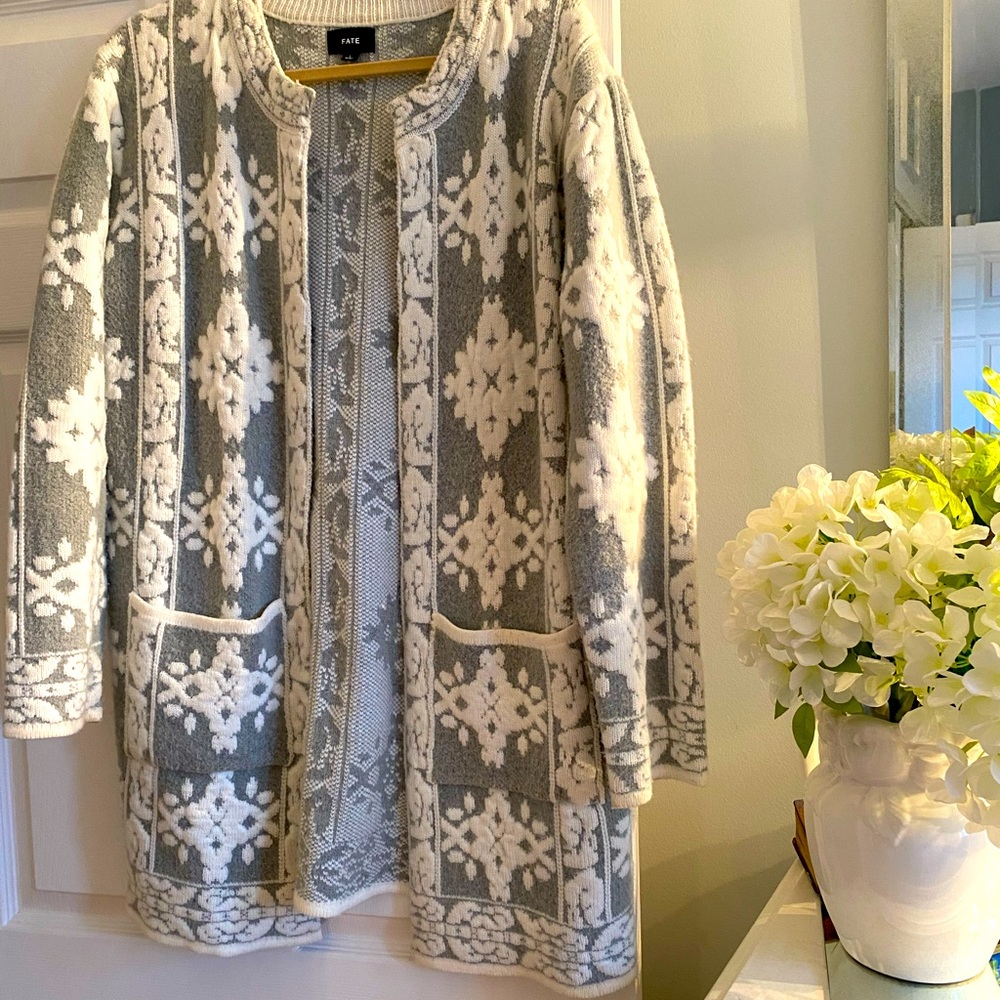 FATE Oversized Cardigan Sweater